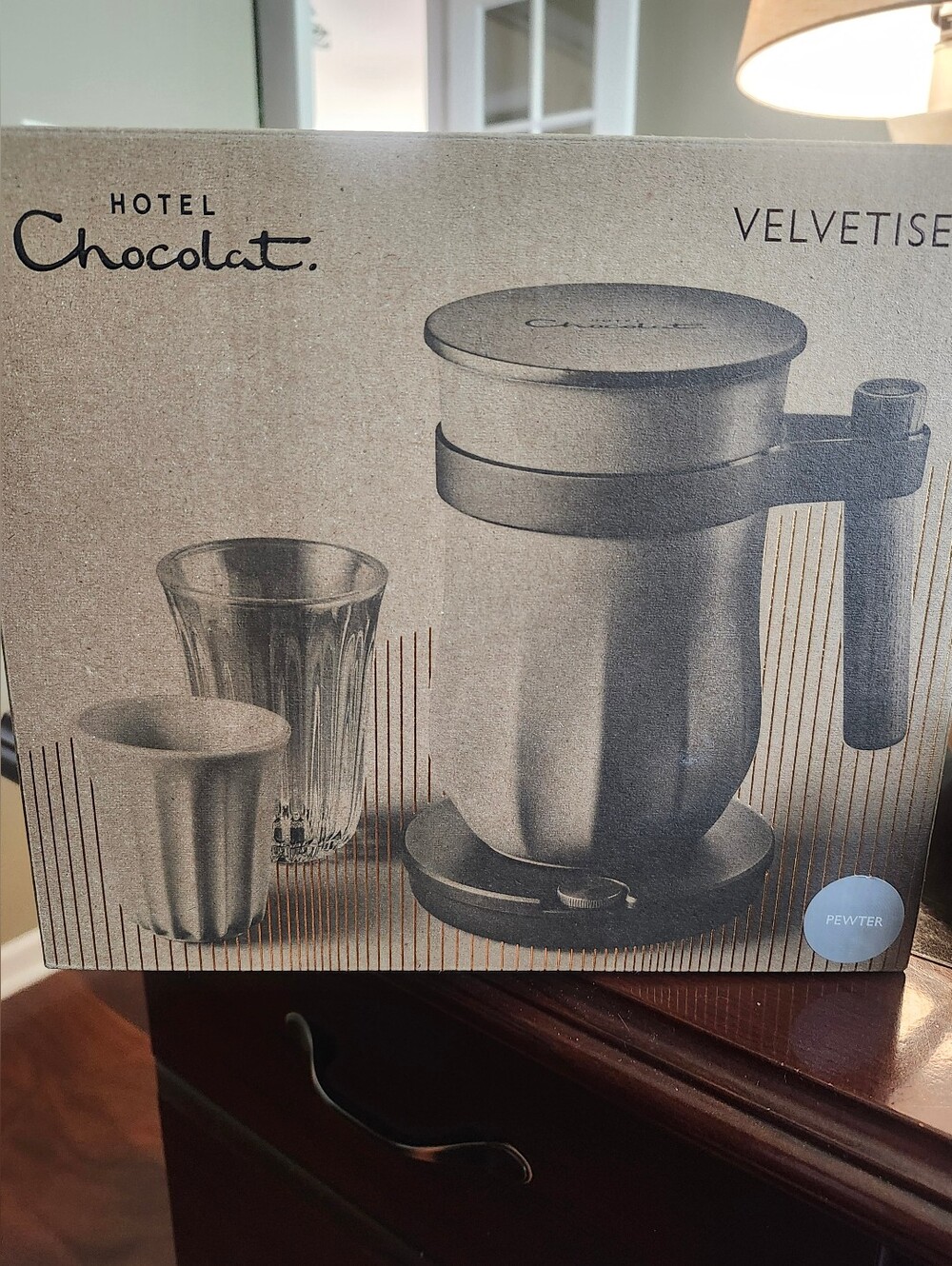 Velvetiser Milk Frother - Pewter